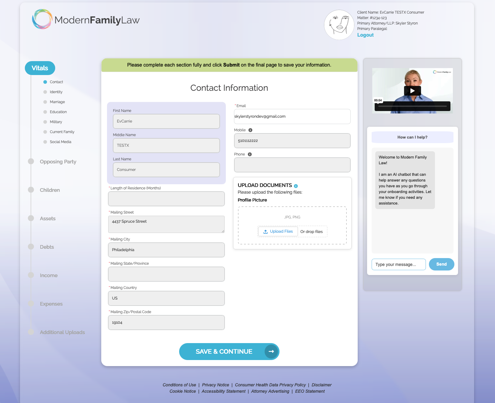 Case Management screenshot